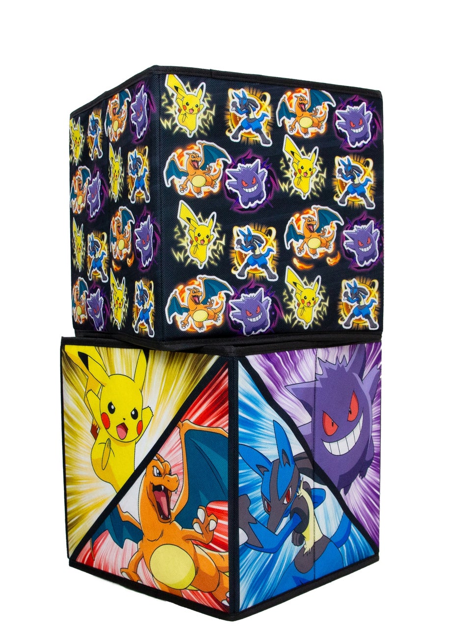 Pokemon PowPow Multicolour Two Pack Storage Box