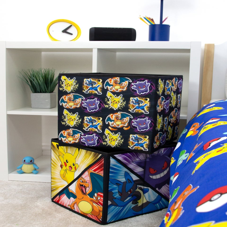 Pokemon PowPow Multicolour Two Pack Storage Box