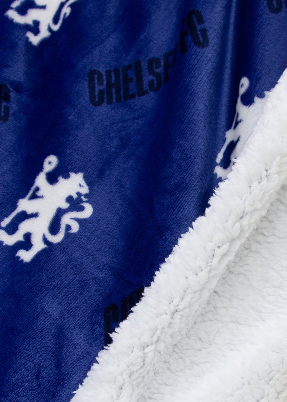 Chelsea FC Goal Blue Sherpa Fleece