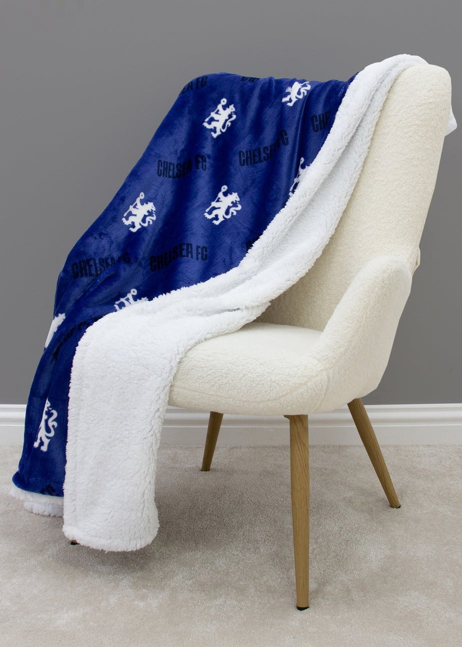 Chelsea FC Goal Blue Sherpa Fleece