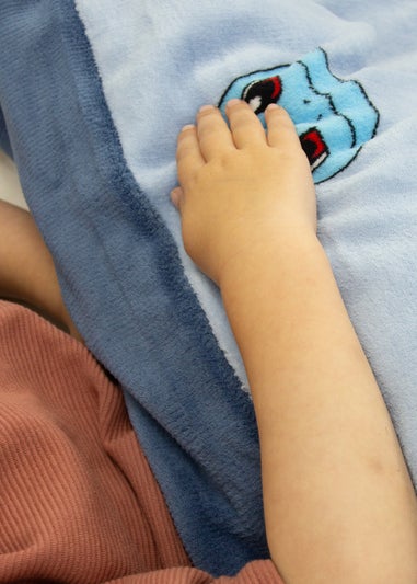 Pokemon Snuggle Blue Fleece Duvet Cover