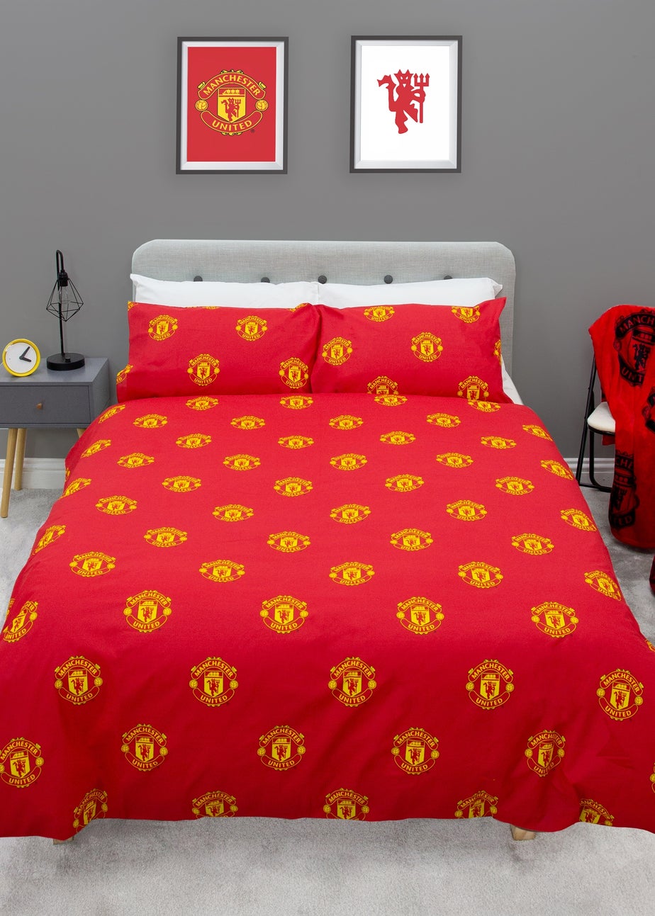 Manchester United FC Patch Red Duvet Cover