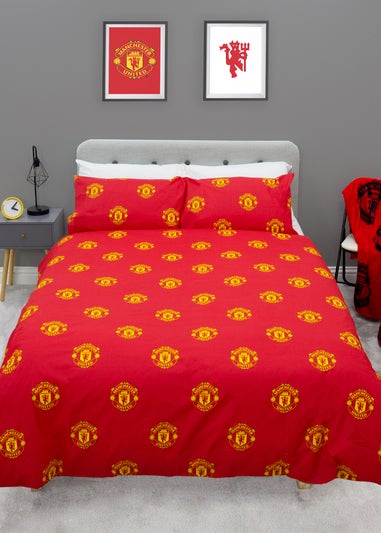 Manchester United FC Patch Red Duvet Cover