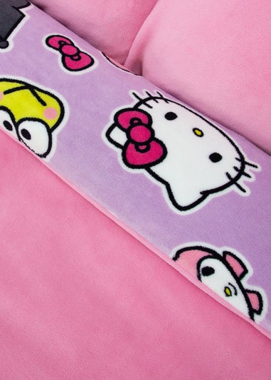 Hello Kitty Chill Pink Fleece Duvet Cover Set