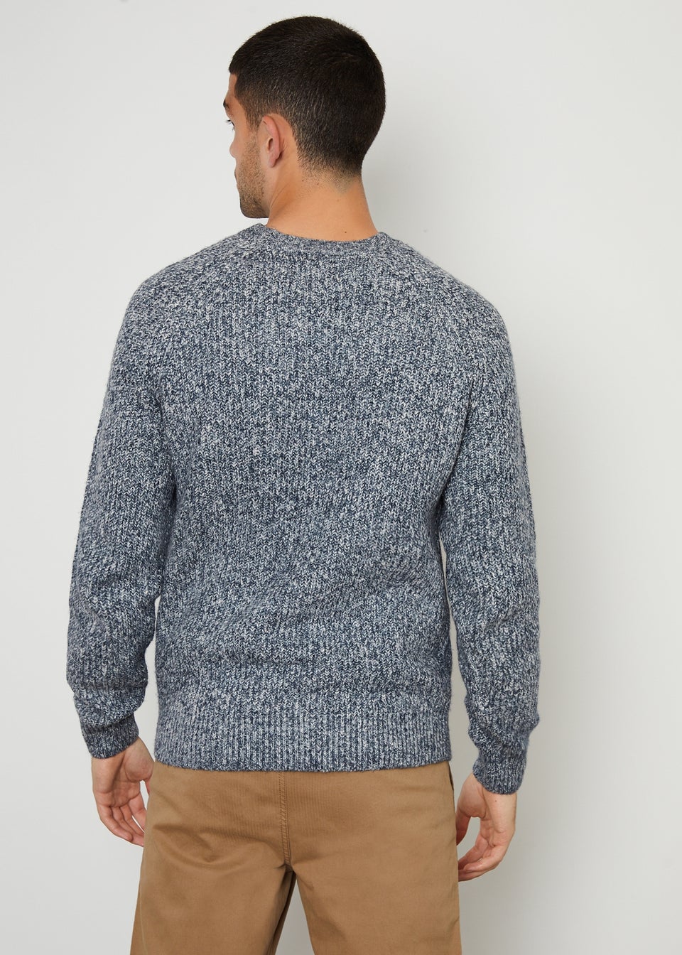 Threadbare Navy Raglan Sleeve Crew Neck Jumper
