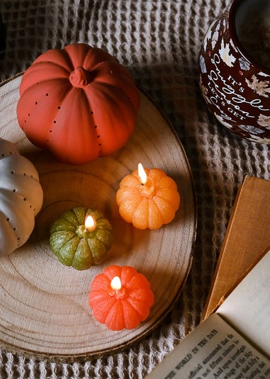 Country Living Mini LED Light Up Pumpkin Set of 3