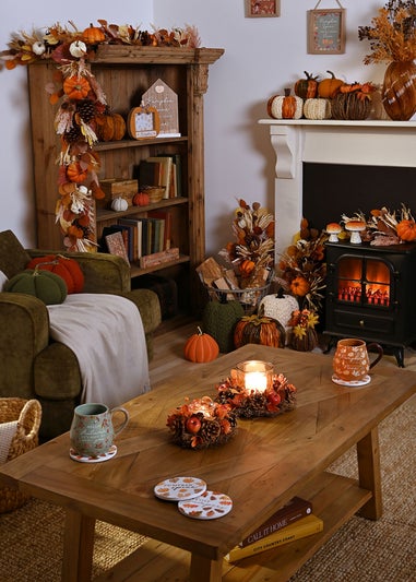 Country Living Mini LED Light Up Pumpkin Set of 3