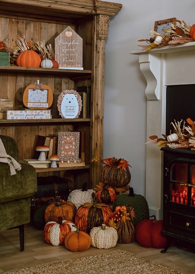 Country Living Green Pumpkin Doorstop