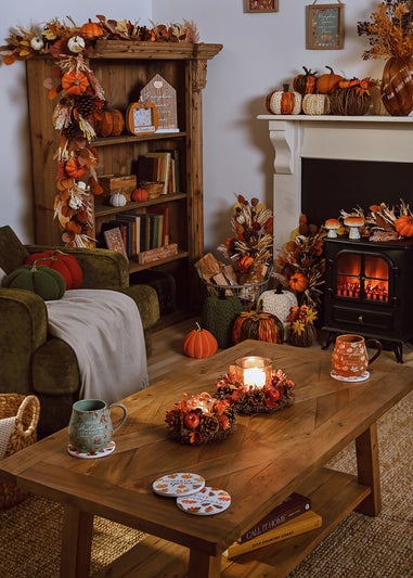 Country Living Rust Pumpkin Doorstop