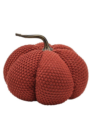 Country Living Rust Pumpkin Doorstop