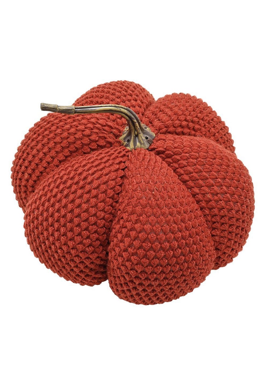 Country Living Rust Pumpkin Doorstop