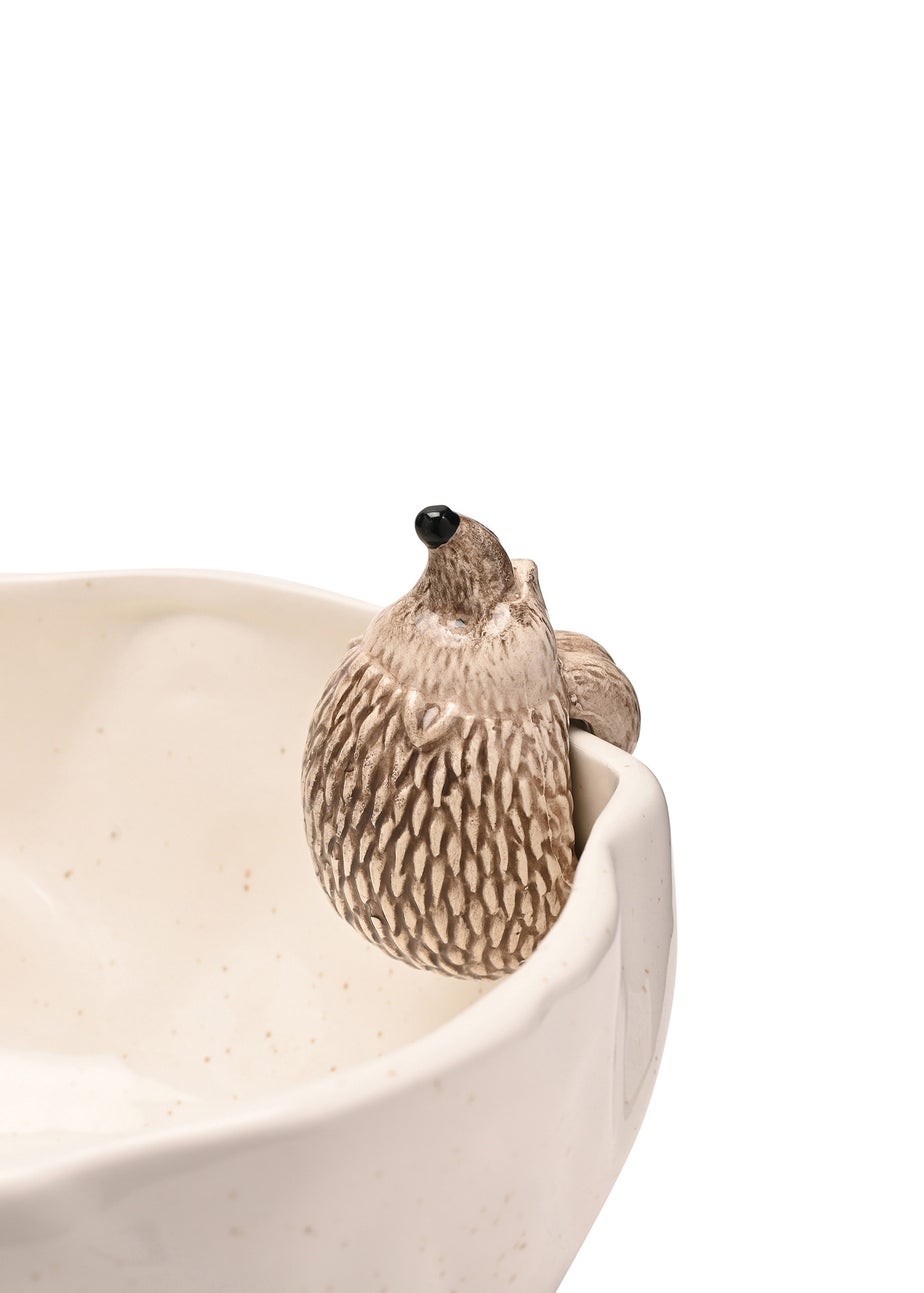 Country Living White Hedgehog Serving Bowl