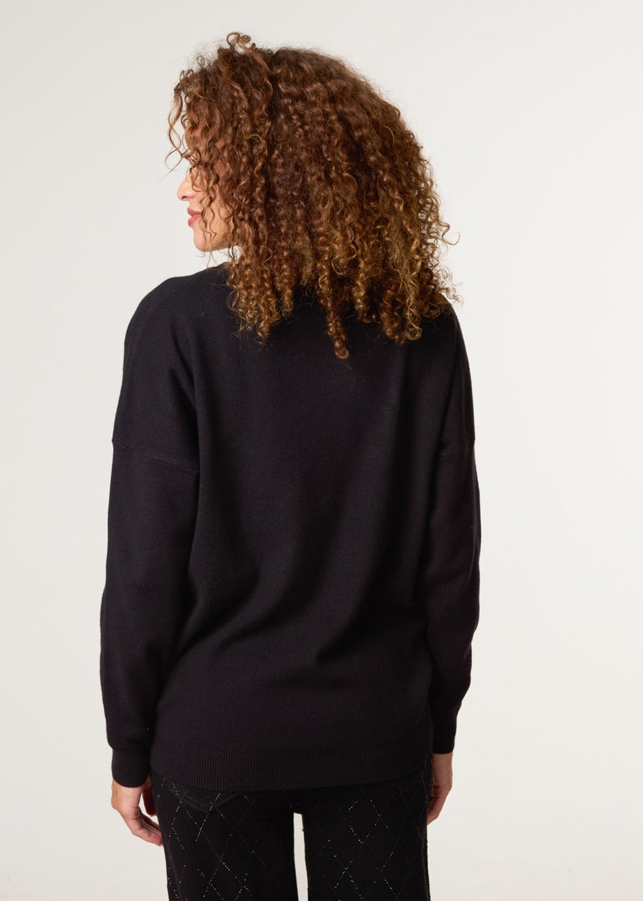 Blue Vanilla Black Cherry Lips Jumper