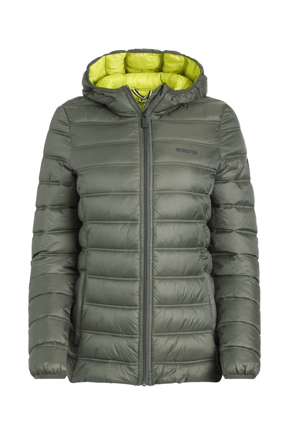 Weird Fish Deep Lichen Green Eshka Lightweight Padded Jacket
