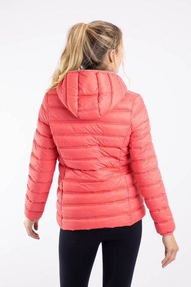 Weird Fish Coral Spice Eshka Lightweight Padded Jacket