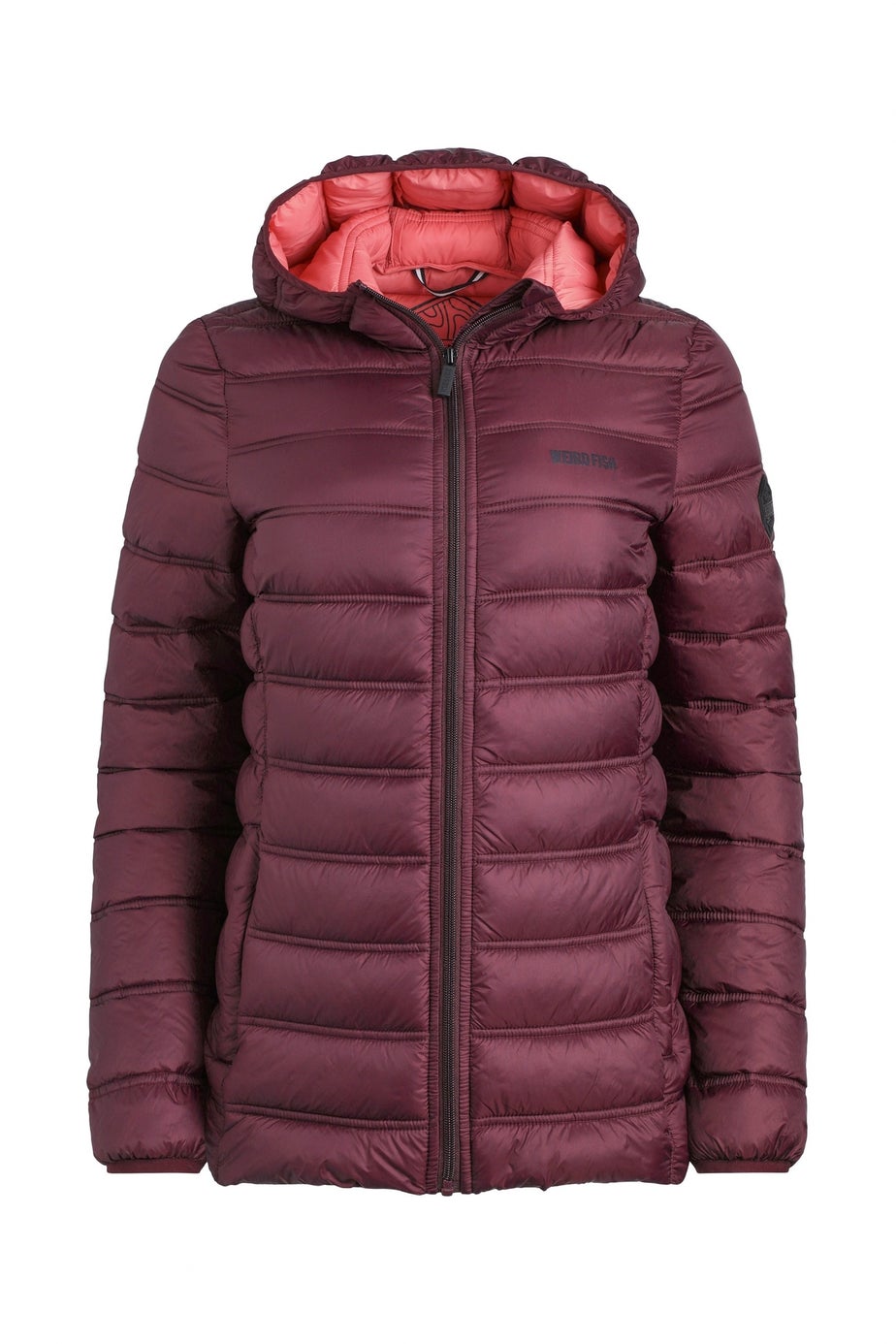 Weird Fish Aubergine Eshka Lightweight Padded Jacket