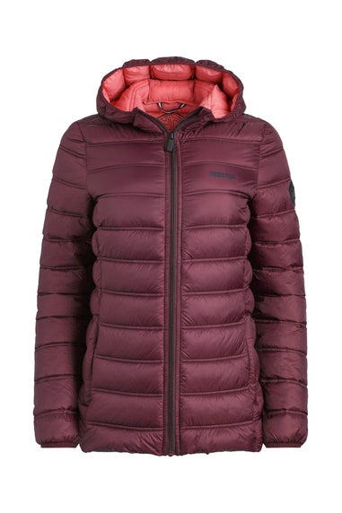 Weird Fish Aubergine Eshka Lightweight Padded Jacket