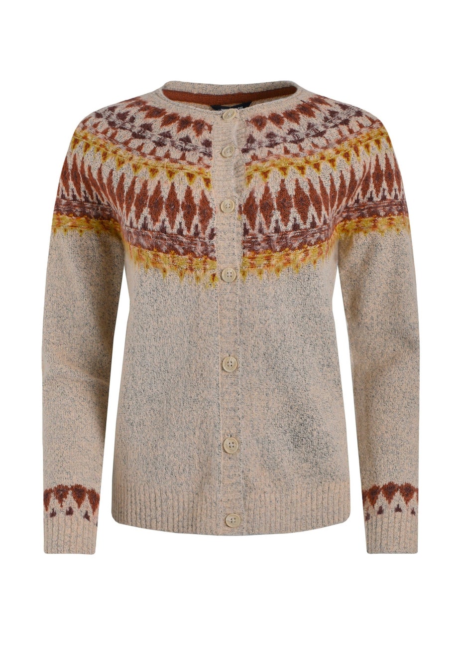 Weird Fish Chalk Hatty Fair Isle Cardigan