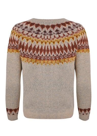 Weird Fish Chalk Hatty Fair Isle Cardigan