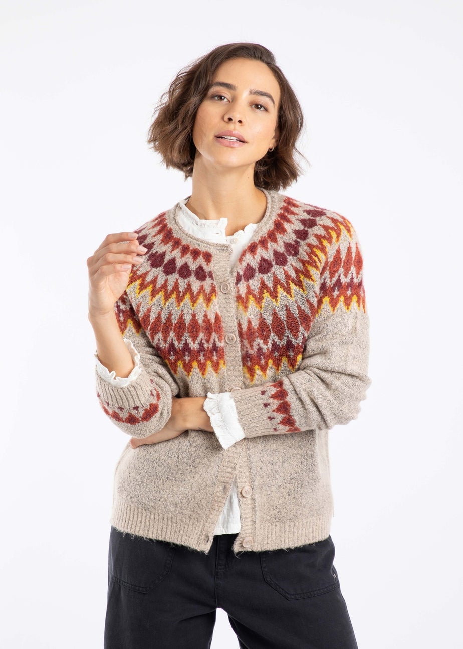 Weird Fish Chalk Hatty Fair Isle Cardigan