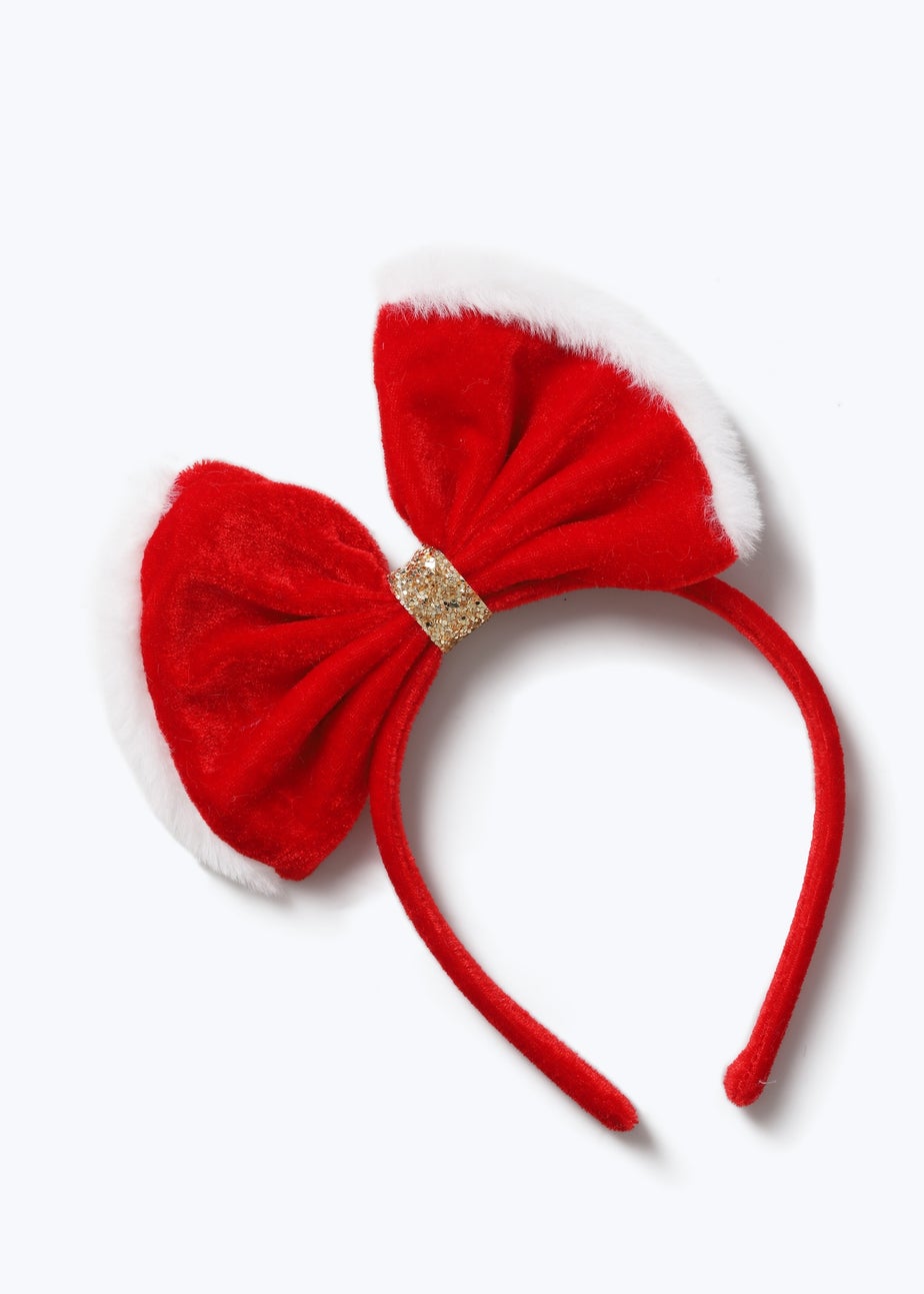 Muse Girls Red Bow Headband