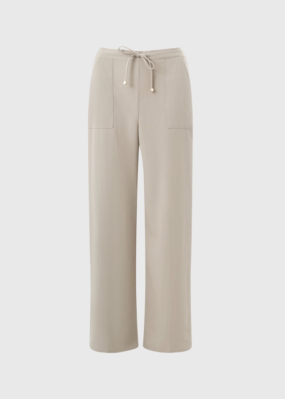 Taupe Full Length Clipper Trousers