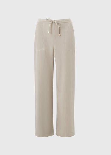 Taupe Full Length Clipper Trousers