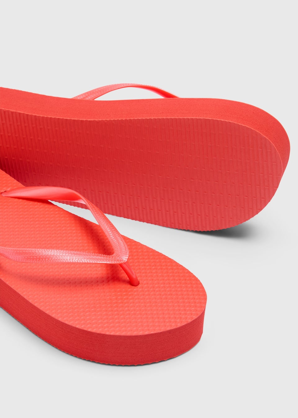 Orange Platform Flip Flops