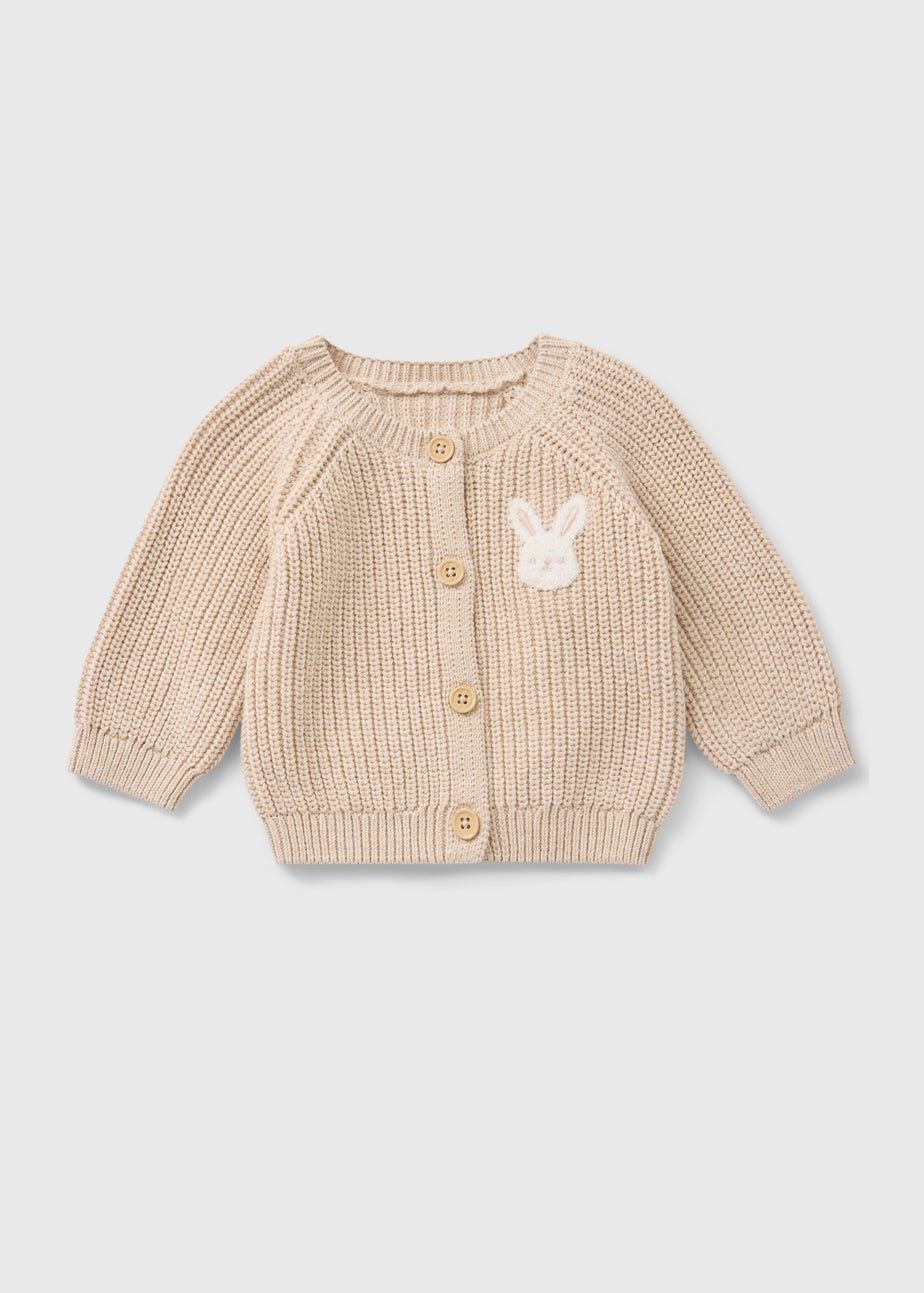 Baby Brown 3D Bunny Cardigan (Newborn-23mths)