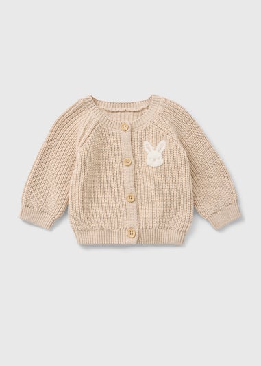 Baby Brown 3D Bunny Cardigan (Newborn-23mths)