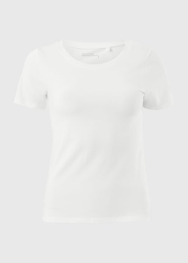 White Smart Fitted T-Shirt