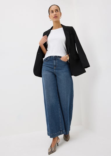 White Smart Fitted T-Shirt