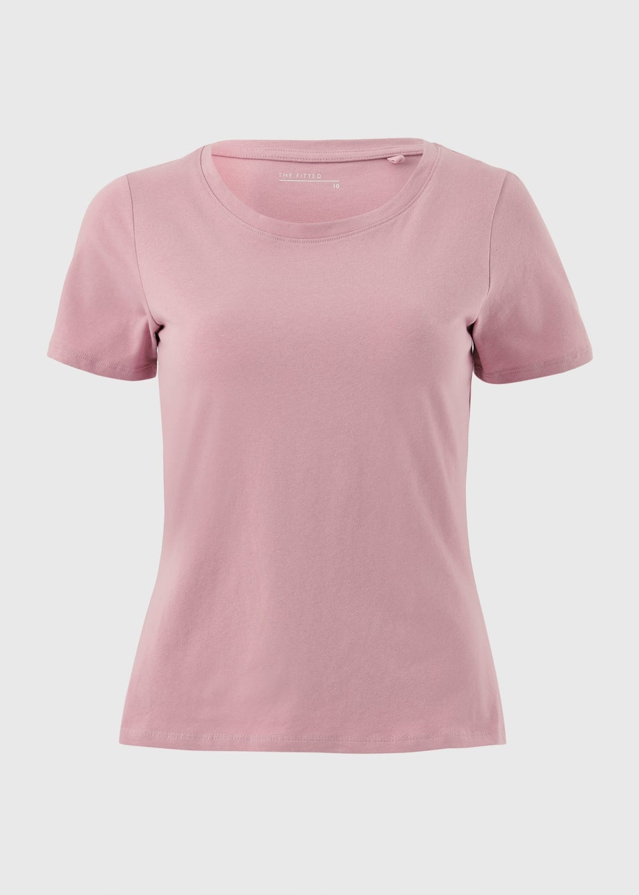 Nude Pink Smart Fitted T-Shirt