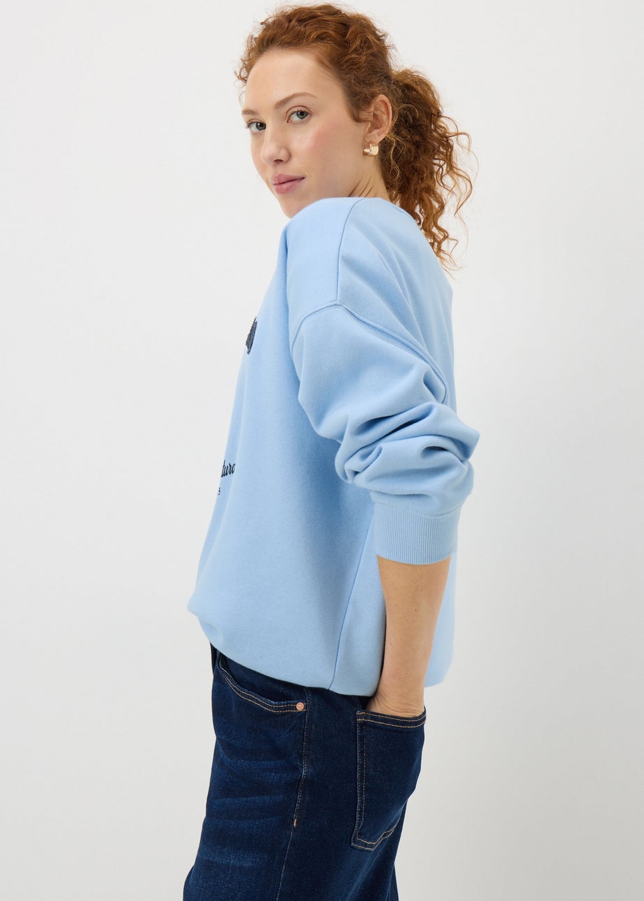 Blue Lemon Graphic Sweatshirt