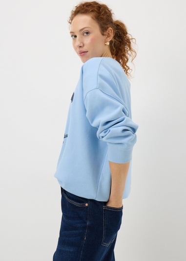 Blue Lemon Graphic Sweatshirt
