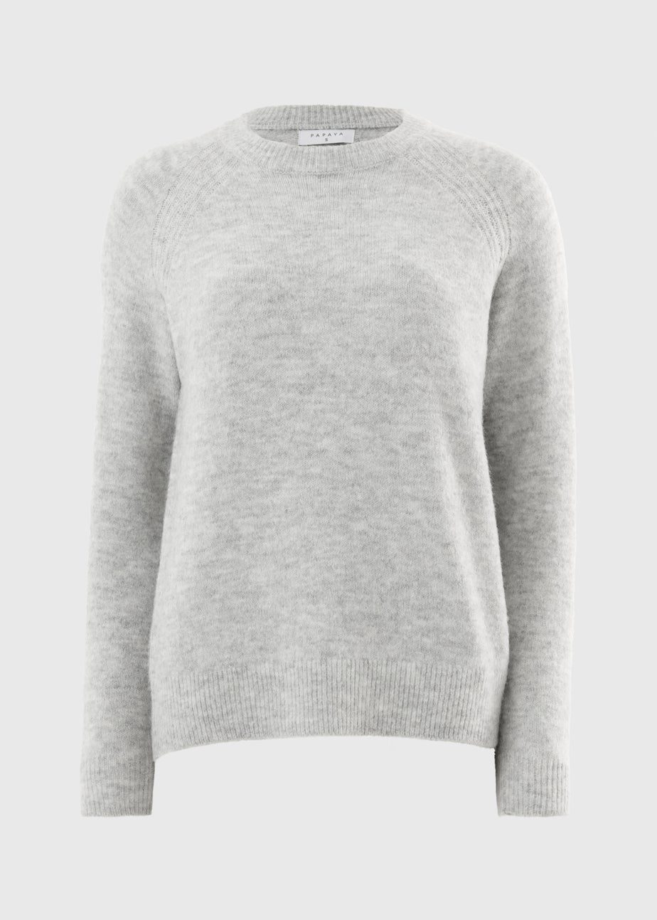 Light Grey Crew Neck Jumper