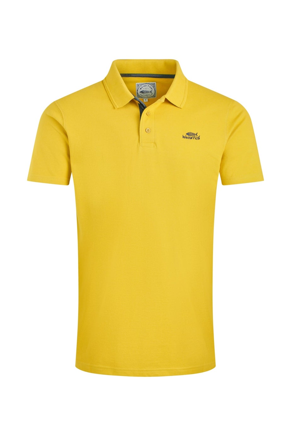 Weird Fish Antique Moss Miles Pique Polo Shirt