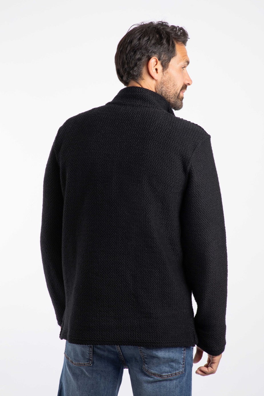 Weird Fish Black Cruiser 1/4 Zip Macaroni