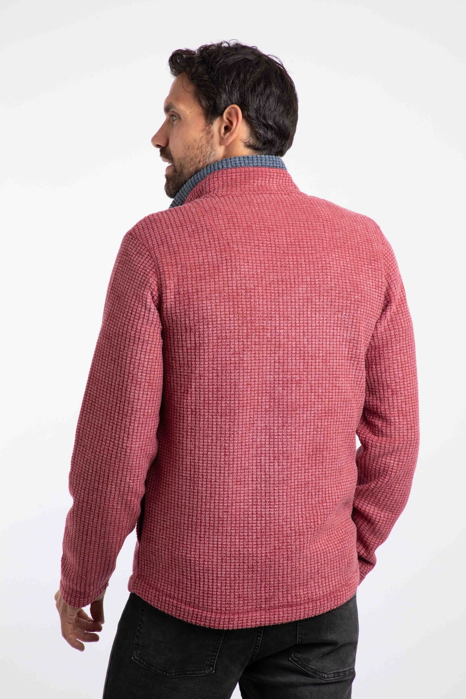 Weird Fish Rhubarb Shires Full Zip Grid Fleece