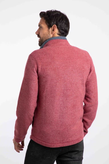 Weird Fish Rhubarb Shires Full Zip Grid Fleece