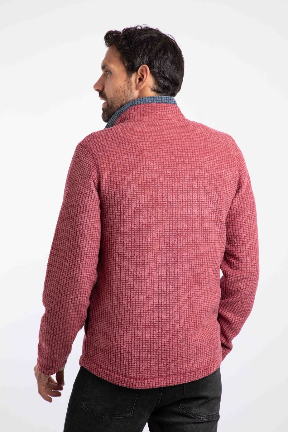 Weird Fish Rhubarb Shires Full Zip Grid Fleece