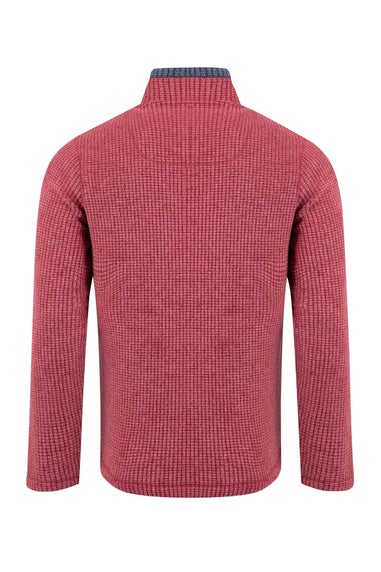 Weird Fish Rhubarb Shires Full Zip Grid Fleece