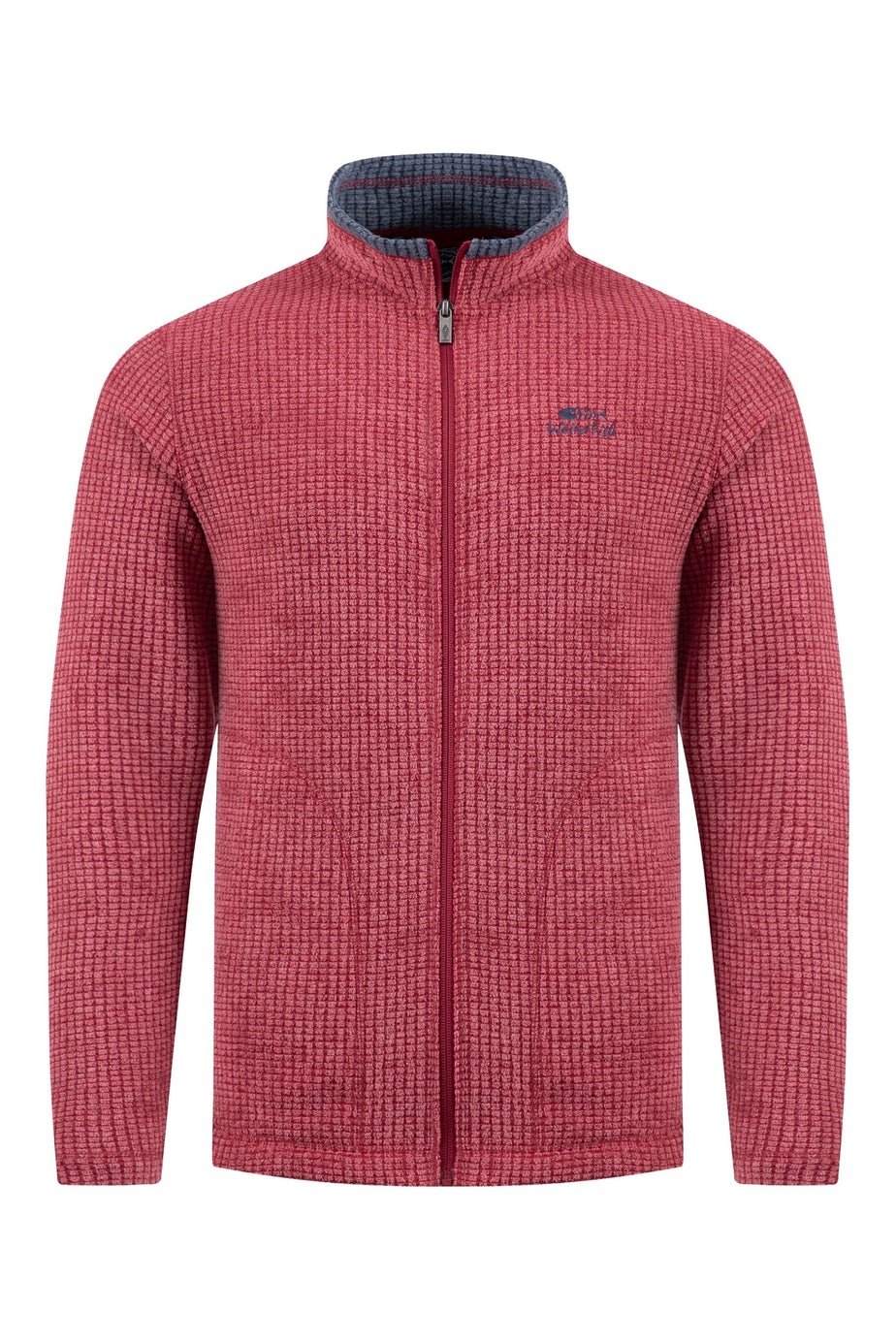 Weird Fish Rhubarb Shires Full Zip Grid Fleece