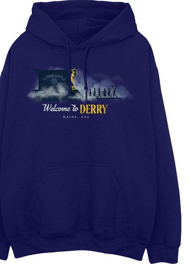 Welcome To Derry Caravan Derry Navy Graphic Hoodie