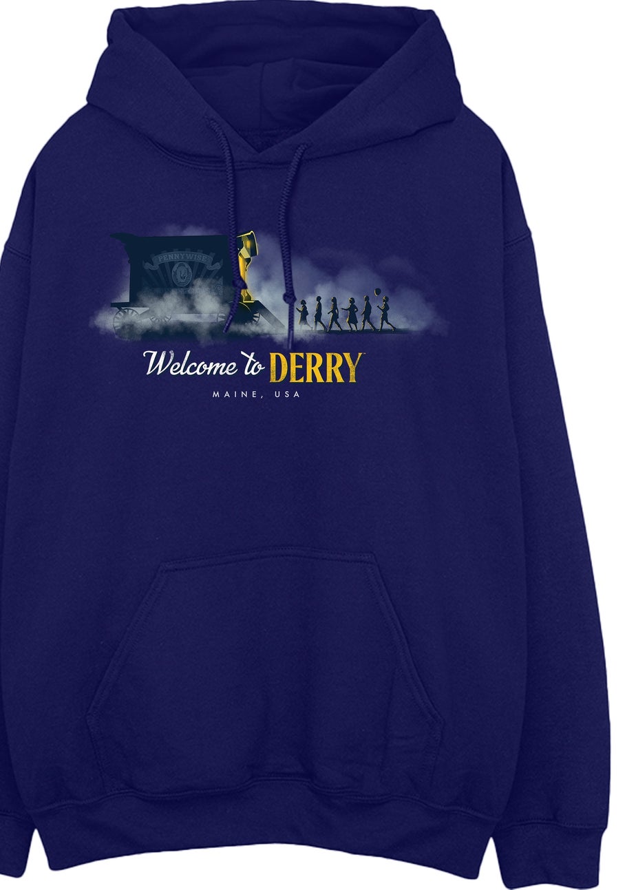 Welcome To Derry Caravan Derry Navy Graphic Hoodie