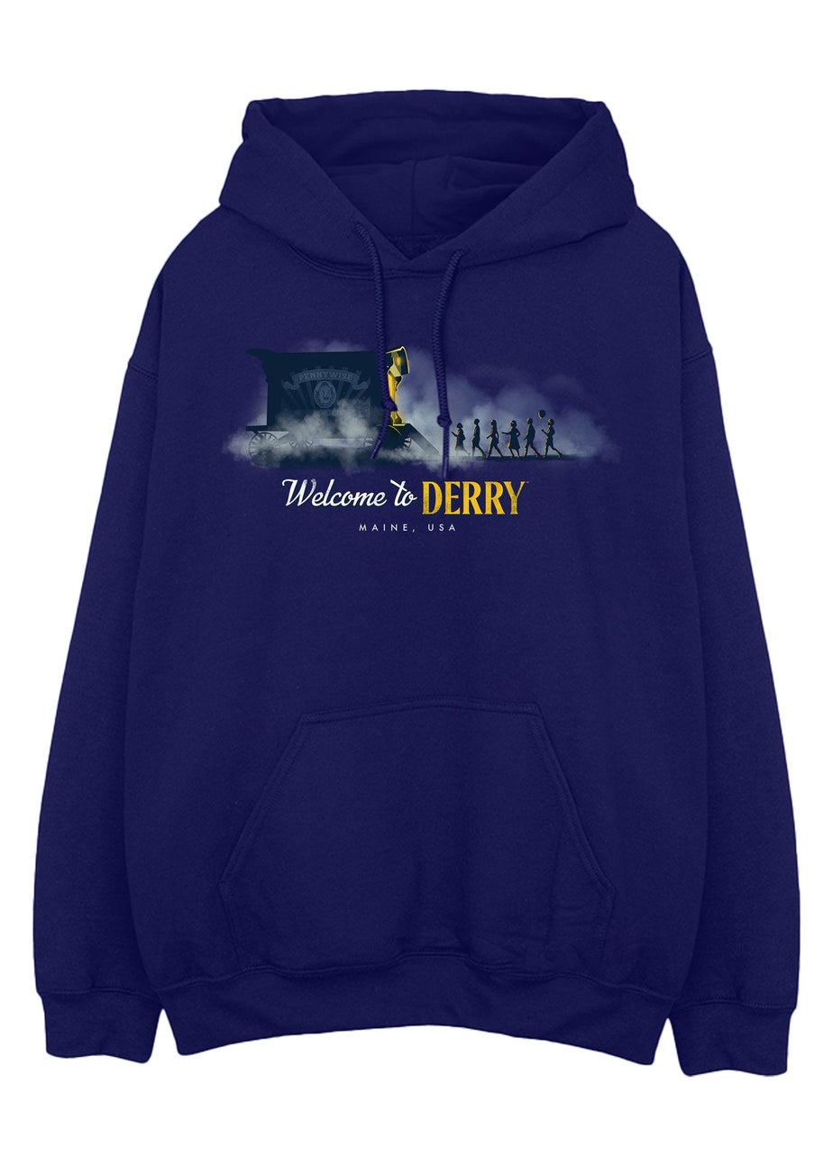 Welcome To Derry Caravan Derry Navy Graphic Hoodie