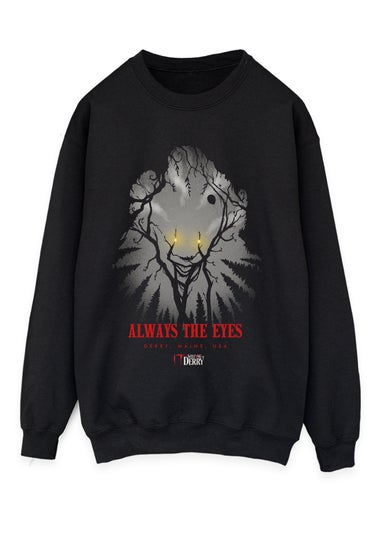 Welcome To Derry Always The Eyes Black Graphic Sweatshirt