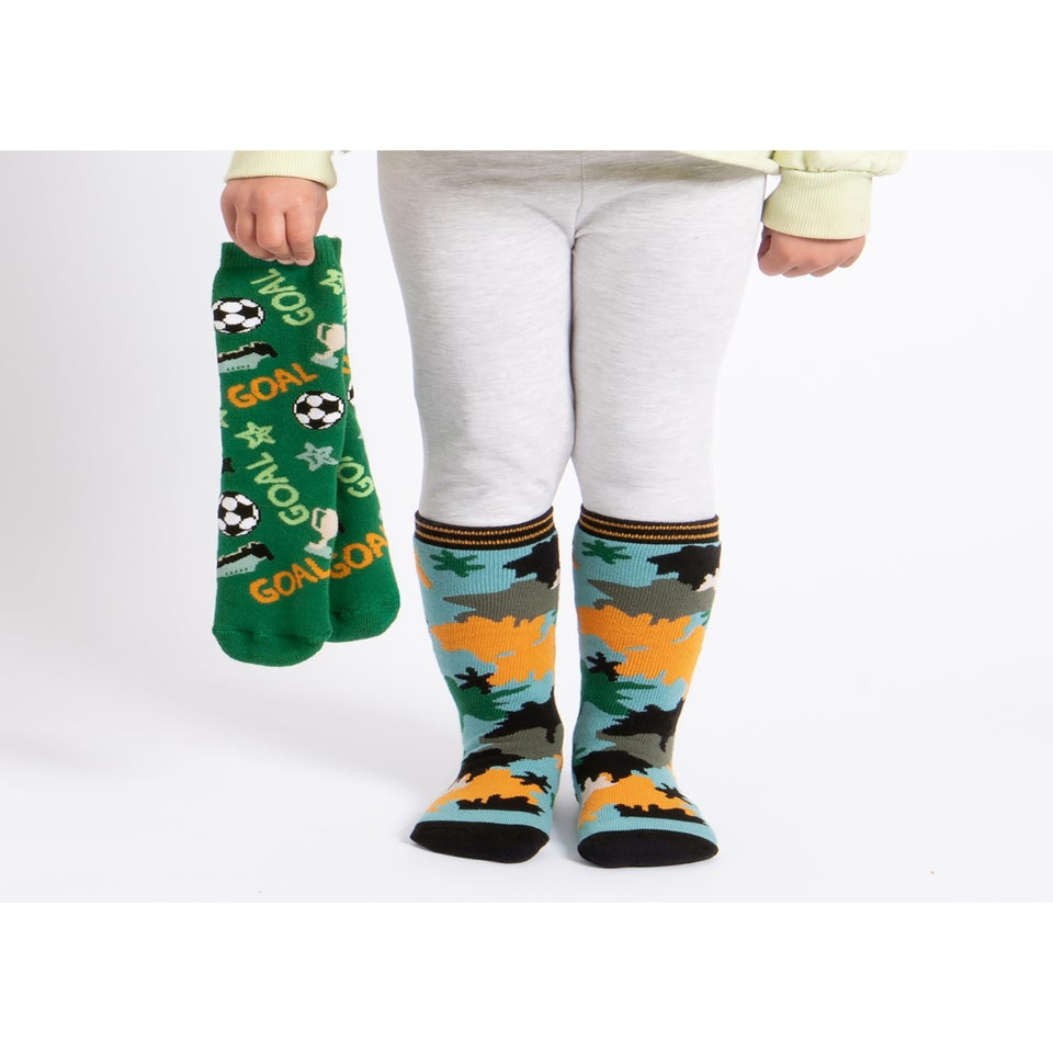 Totes Toasties Kids Original Slipper-Sox 2 Pack