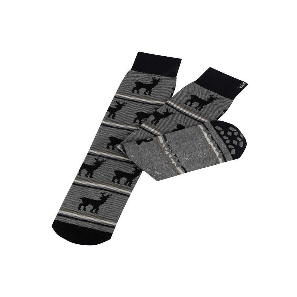 Totes Toasties Mens Multi Original Novelty Slipper Socks