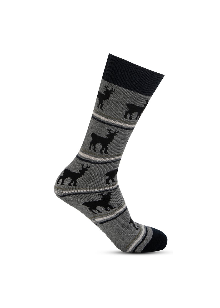 Totes Toasties Mens Multi Original Novelty Slipper Socks